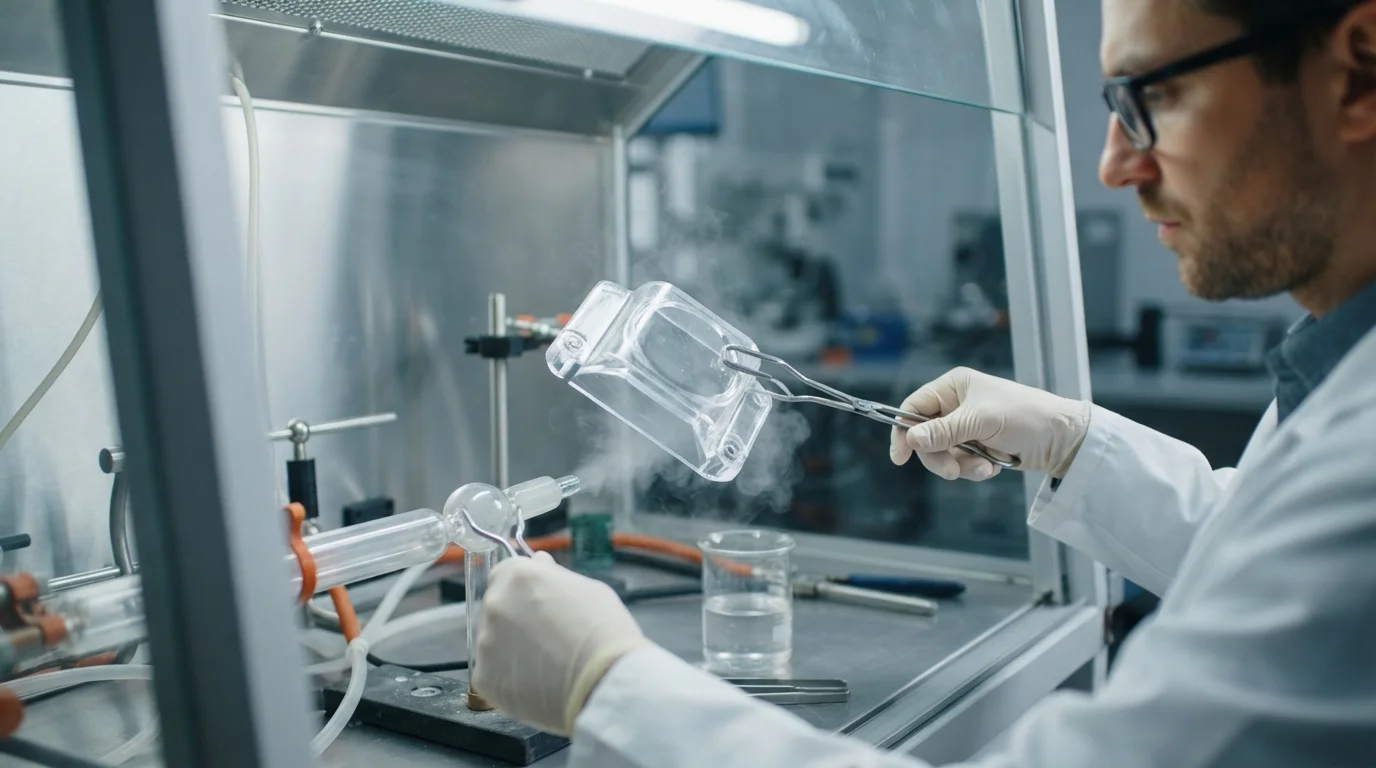 solvent vapor polishing polycarbonate parts