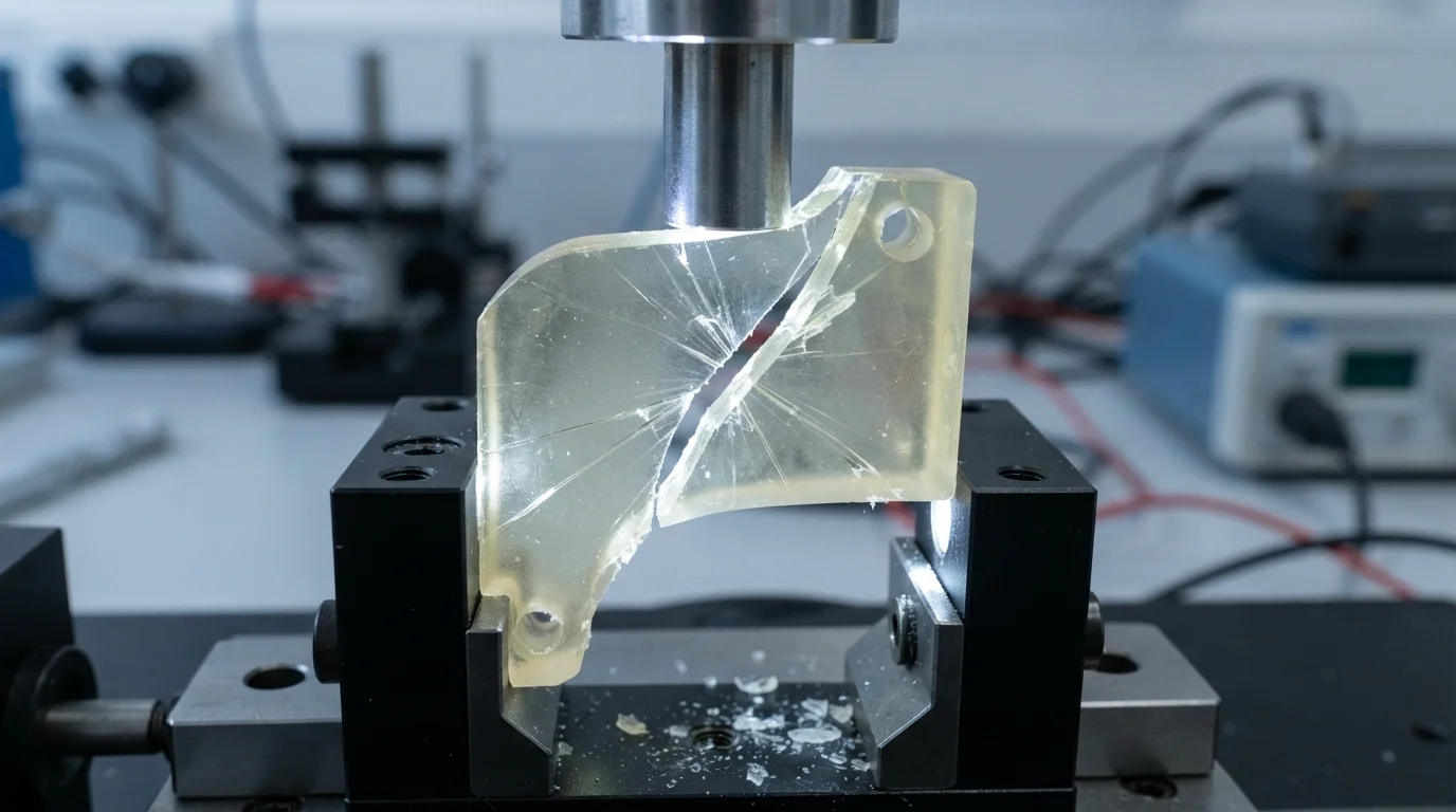 testing brittle sla printed resin