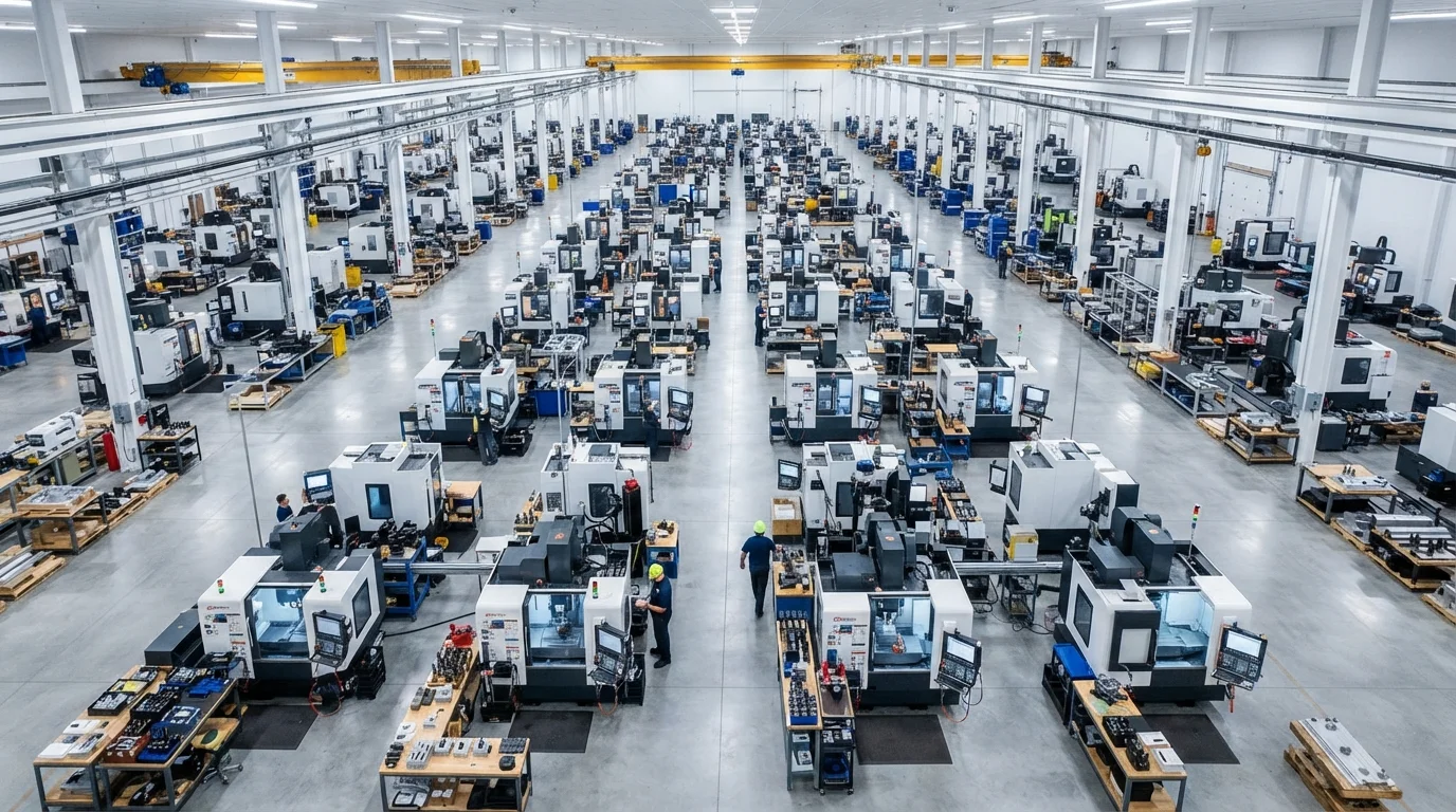 150+ advanced CNC milling workstations