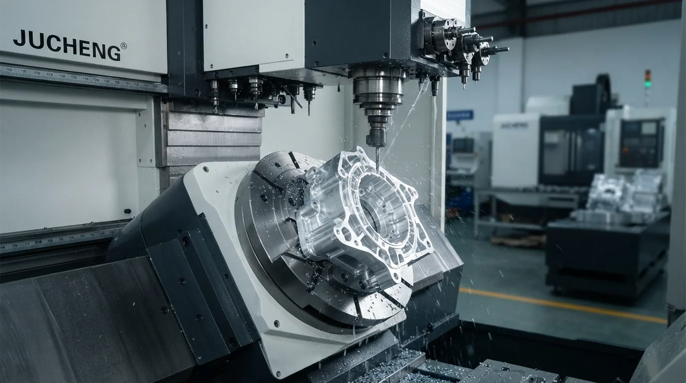 5-axis machining robotic housing