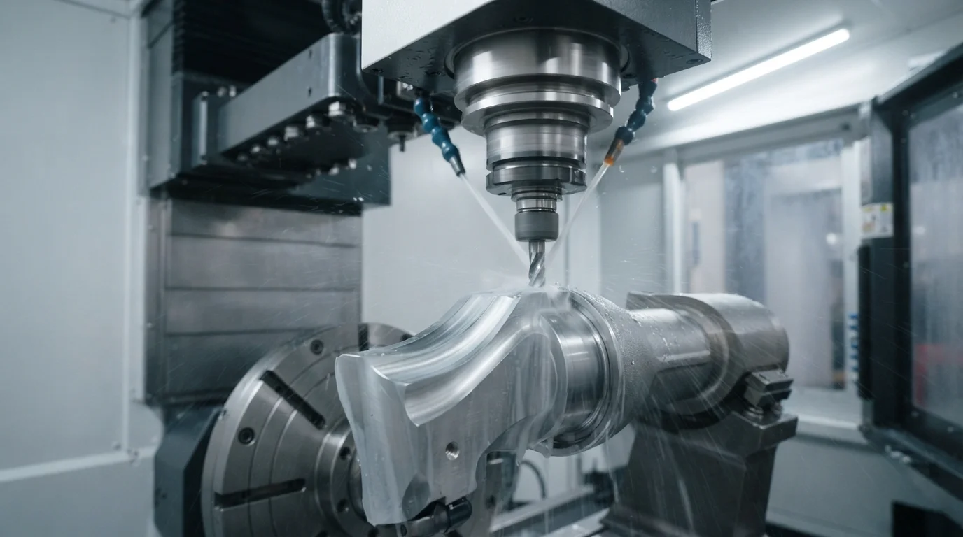 5-axis milling bearing journal