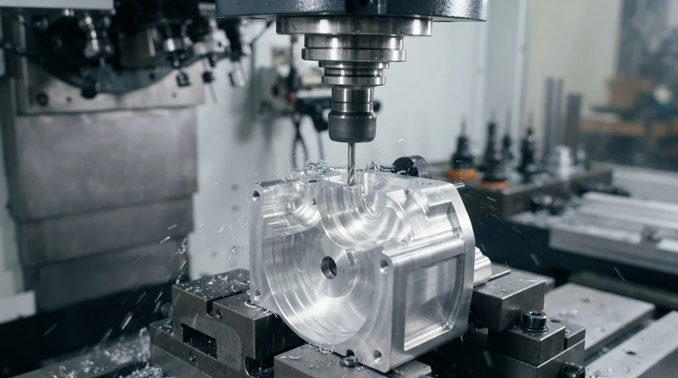 5-axis milling harmonic drive case