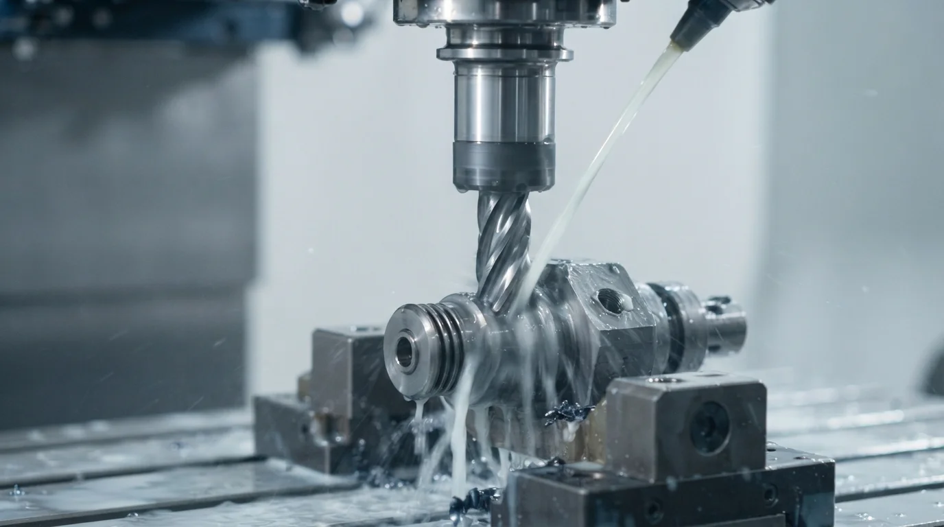 5-axis milling hydraulic valve spool
