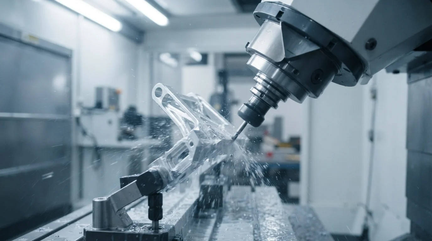 5-axis milling robotic arm link