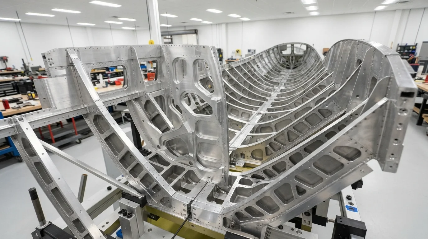 Airframe bulkheads with weight-reduction pockets