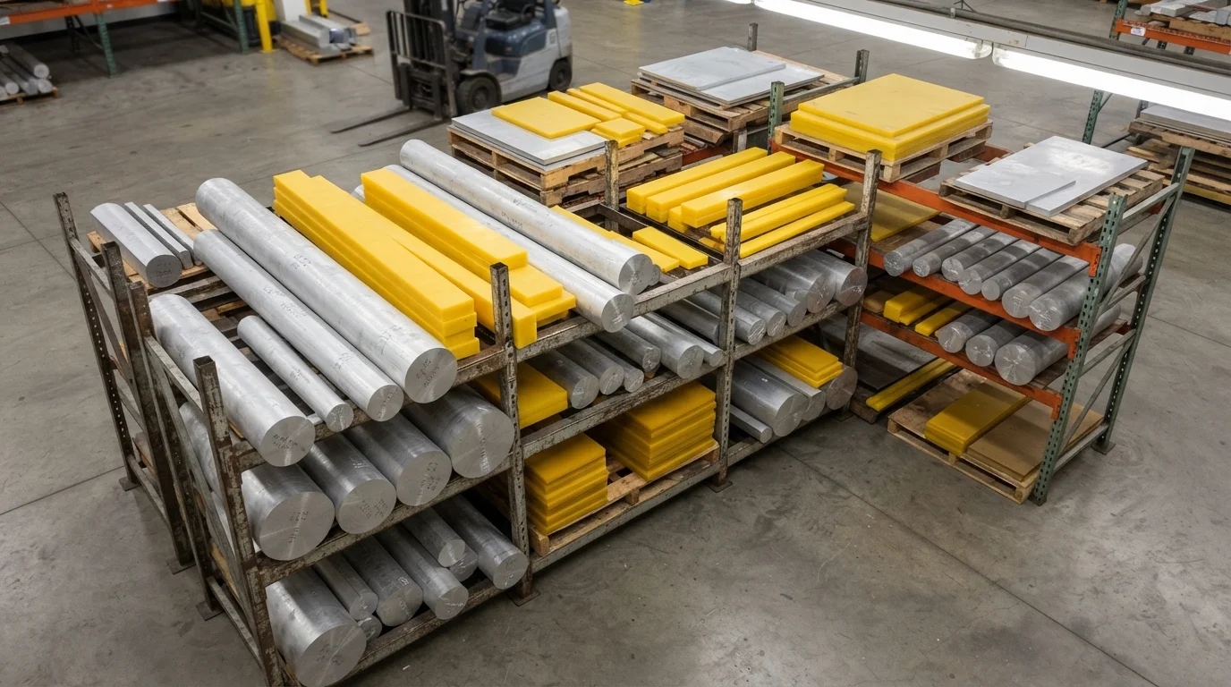 Aluminum billets Ultem bars