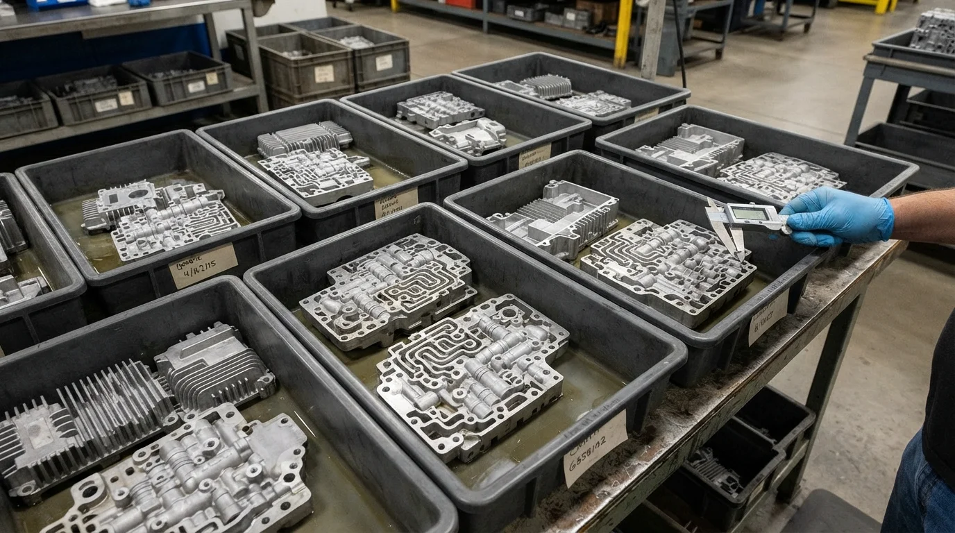 Automotive die-cast transmission components