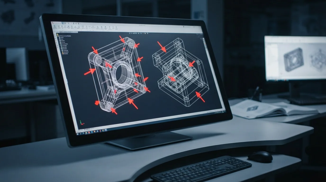 CAD screen showing pass through shutoff