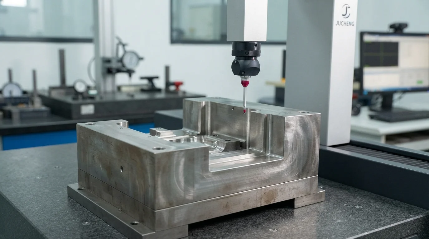 CMM inspecting soft steel core