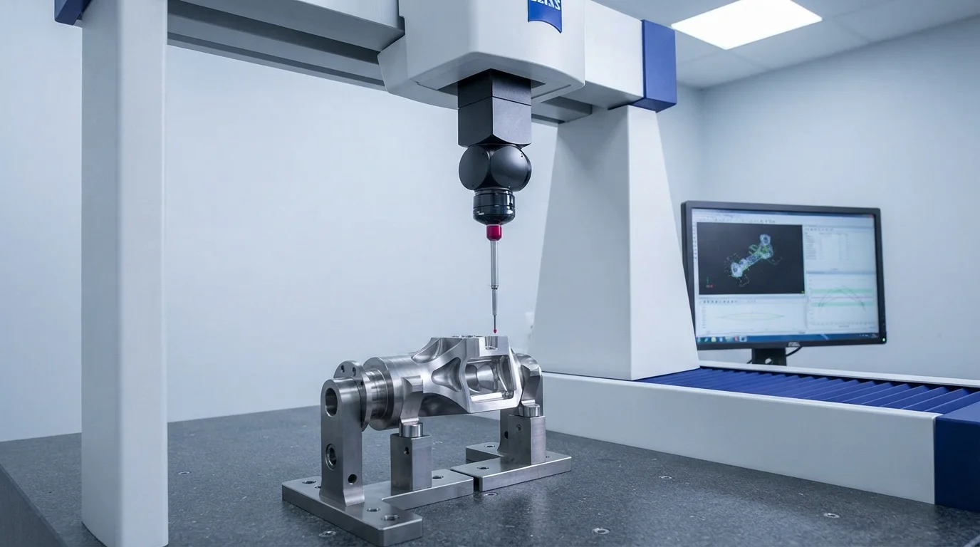 CMM running automated inspection