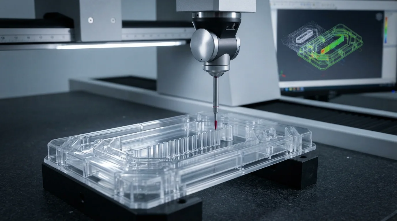 CMM scanning wall thickness uniformity