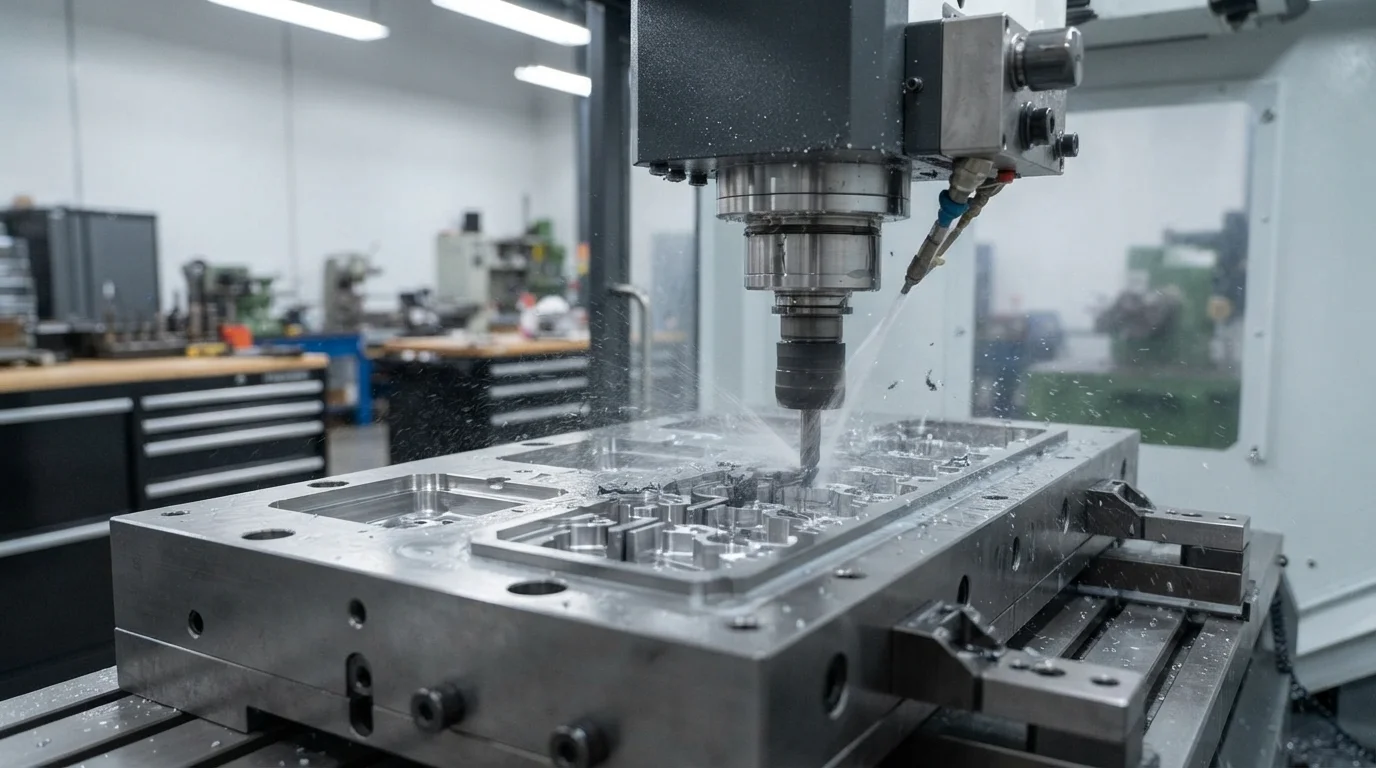 CNC milling MUD master frame
