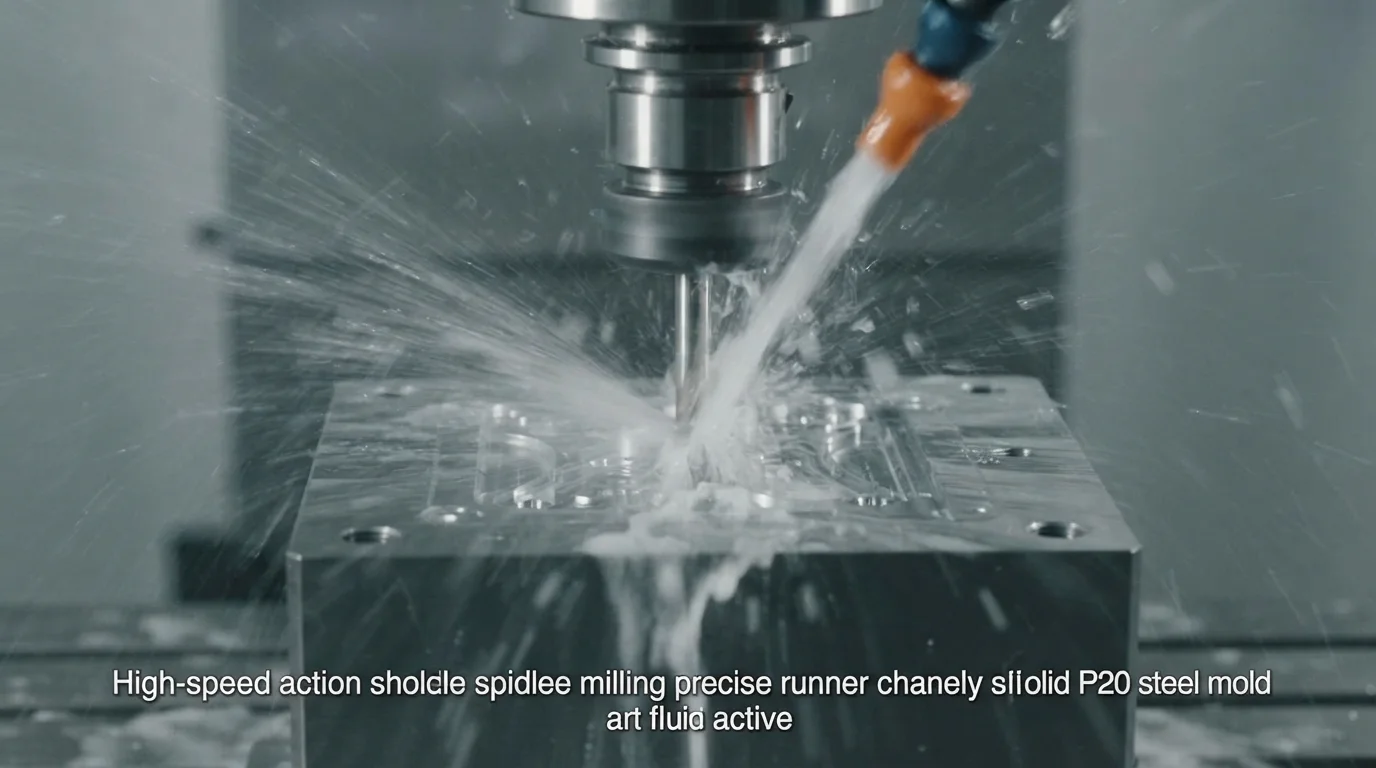 CNC milling P20 steel core