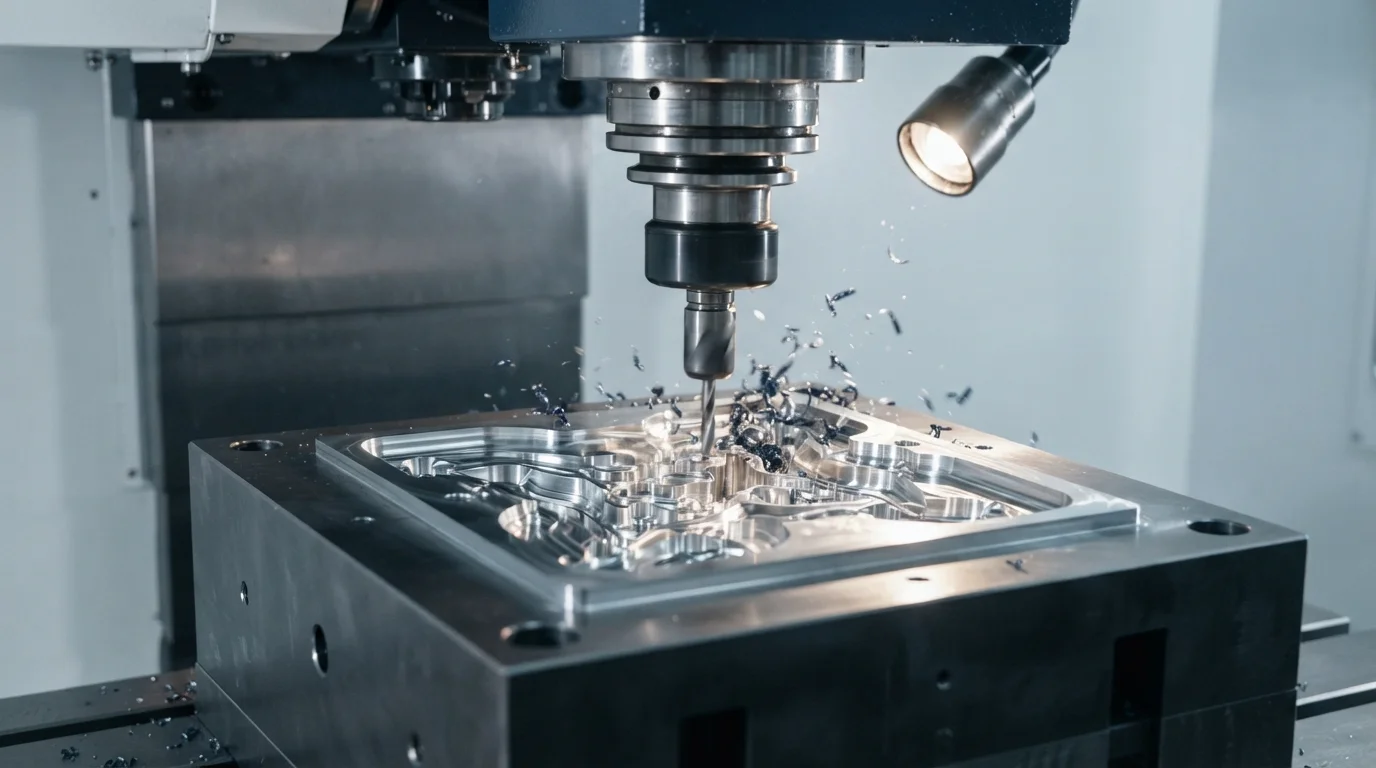 CNC milling P20 steel mold block