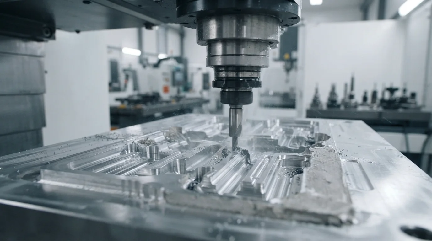 CNC milling P20 steel mold plate