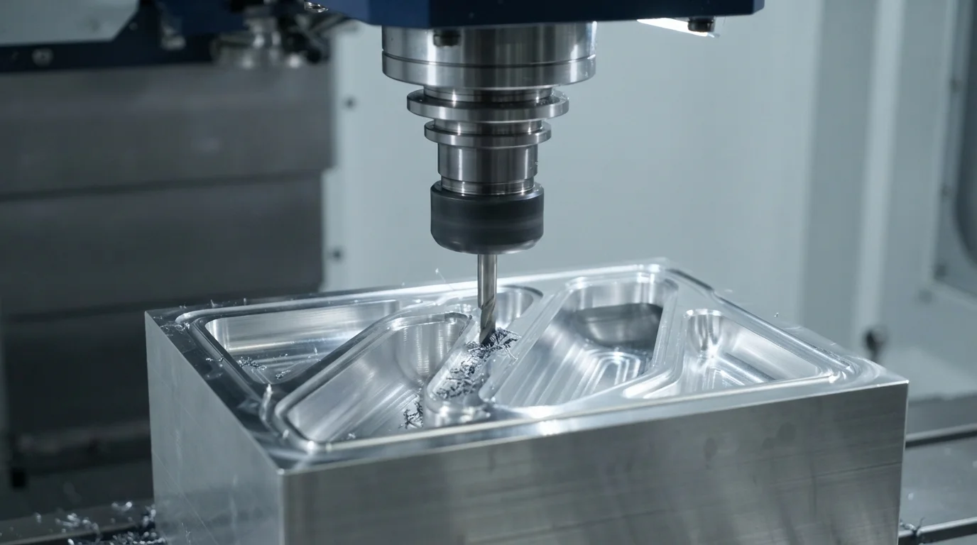 CNC milling aerodynamic air channels