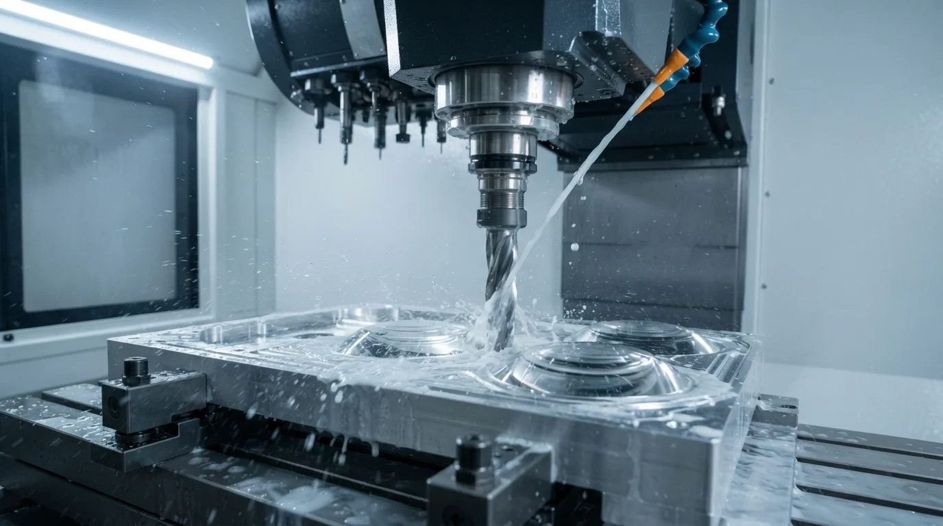CNC milling optical lens