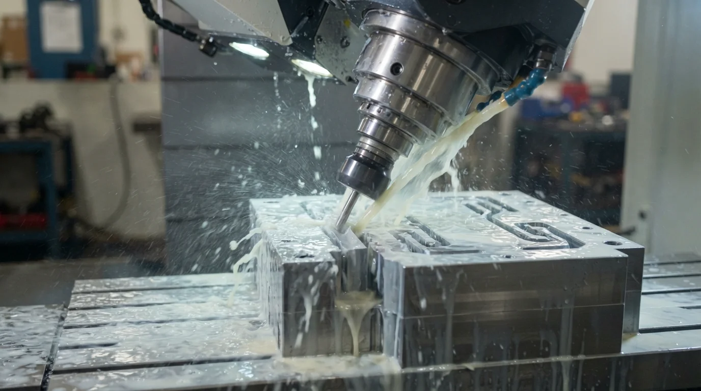 CNC milling rapid mold channels
