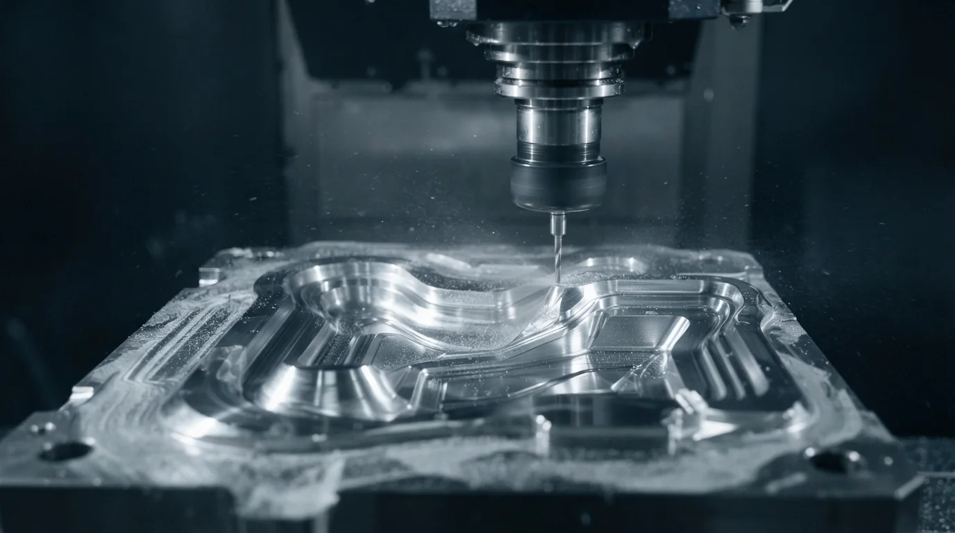CNC ultrafine finishing mold passes
