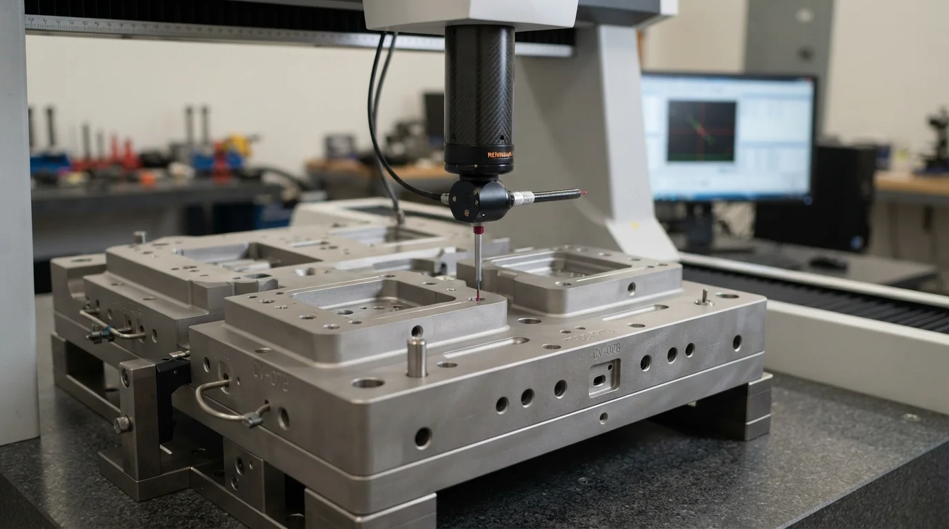 Checking CMM coordinate probe alignment