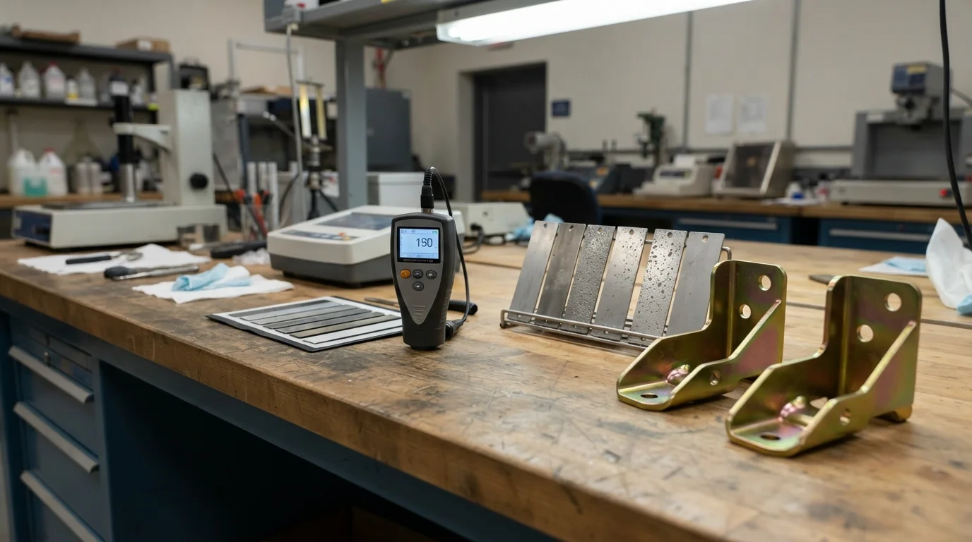 Coating thickness gauges Alodine brackets
