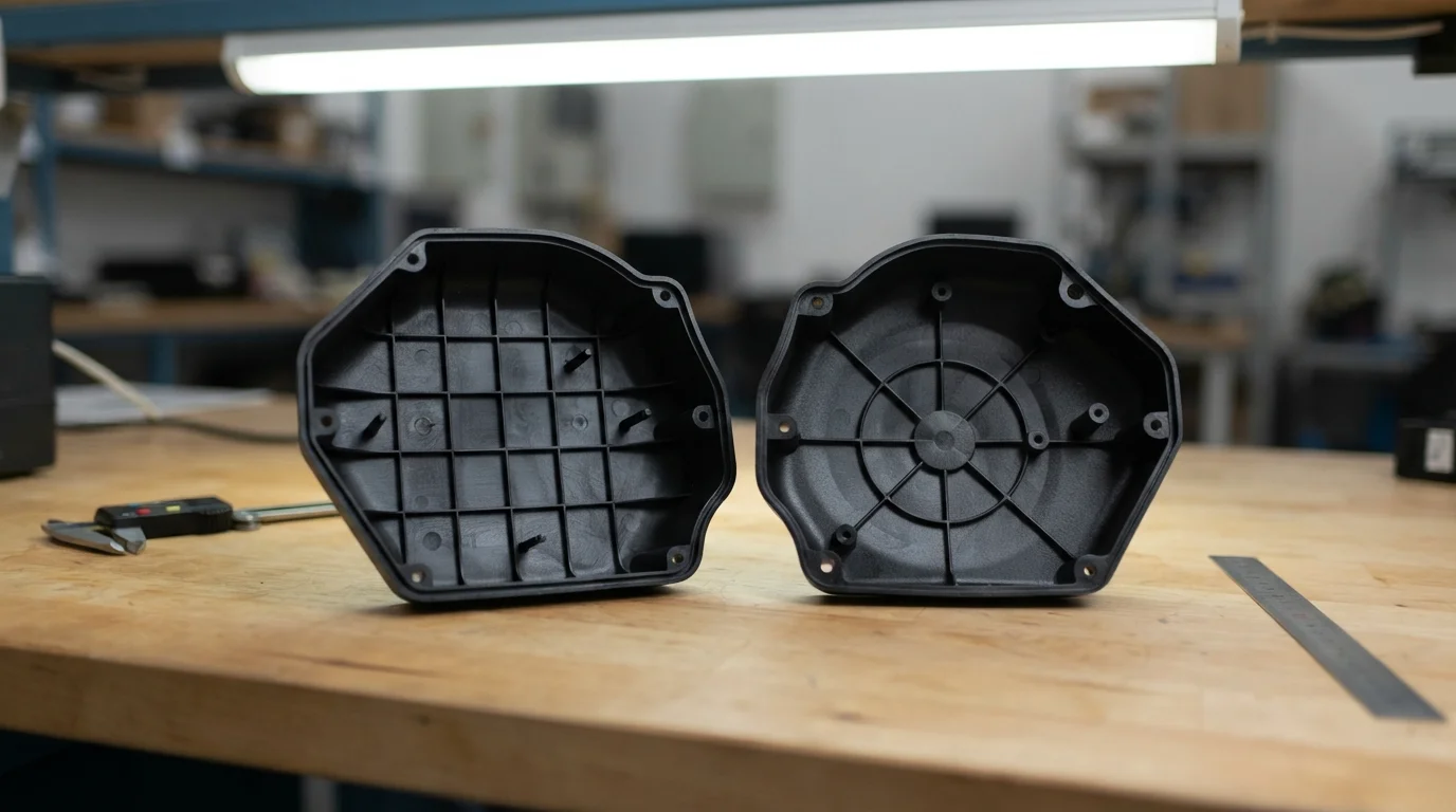 Comparing plastic housing variations