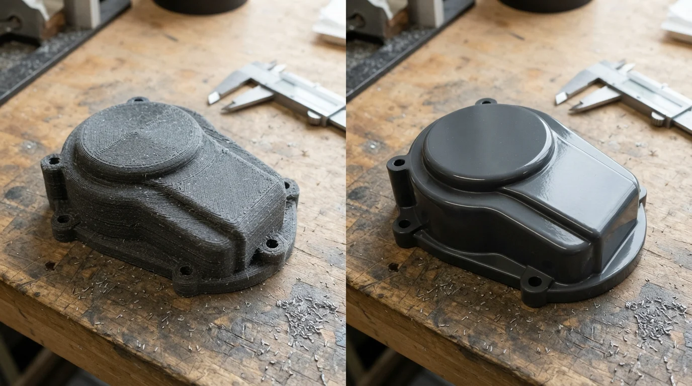 Comparing printed and molded robotic covers