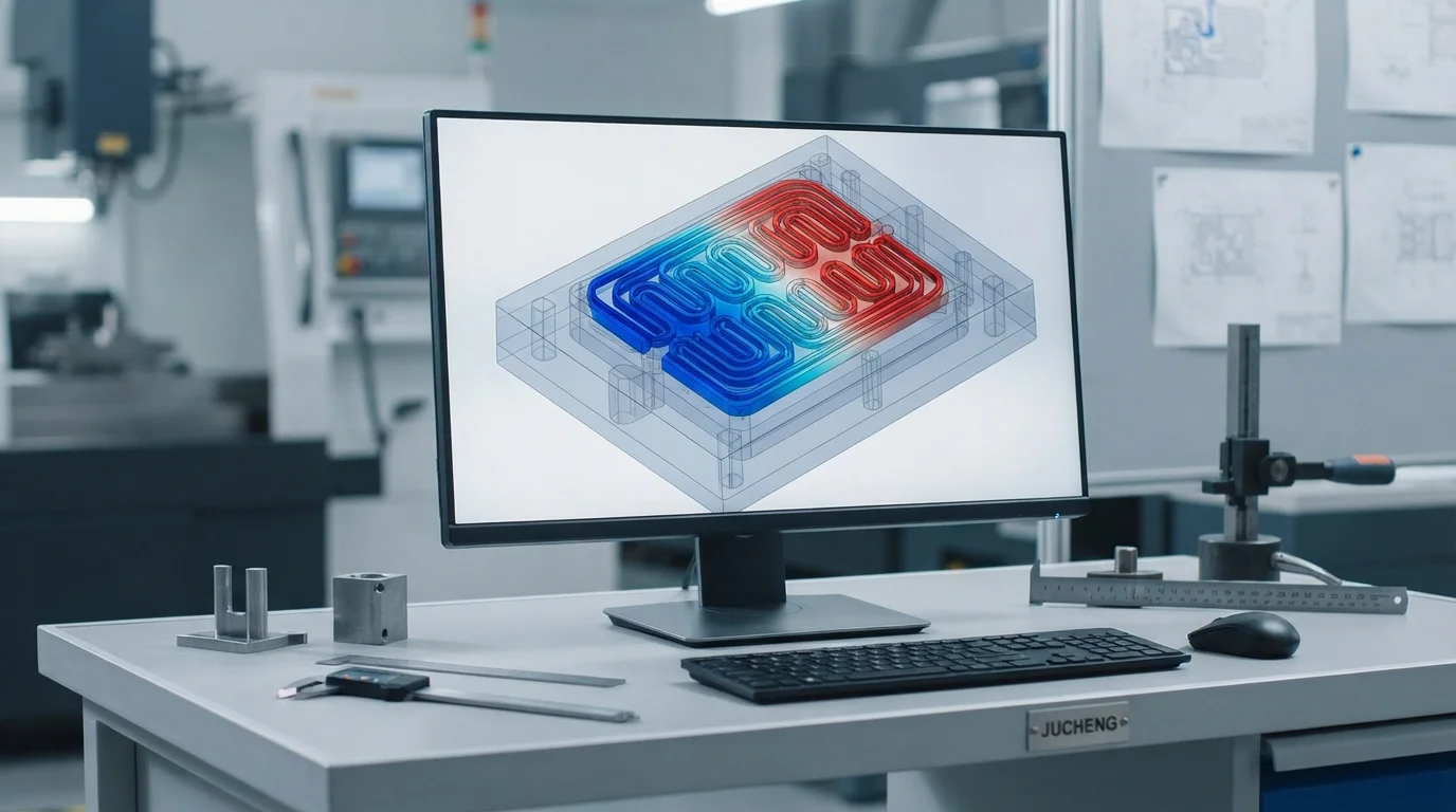 Conformal cooling simulation model