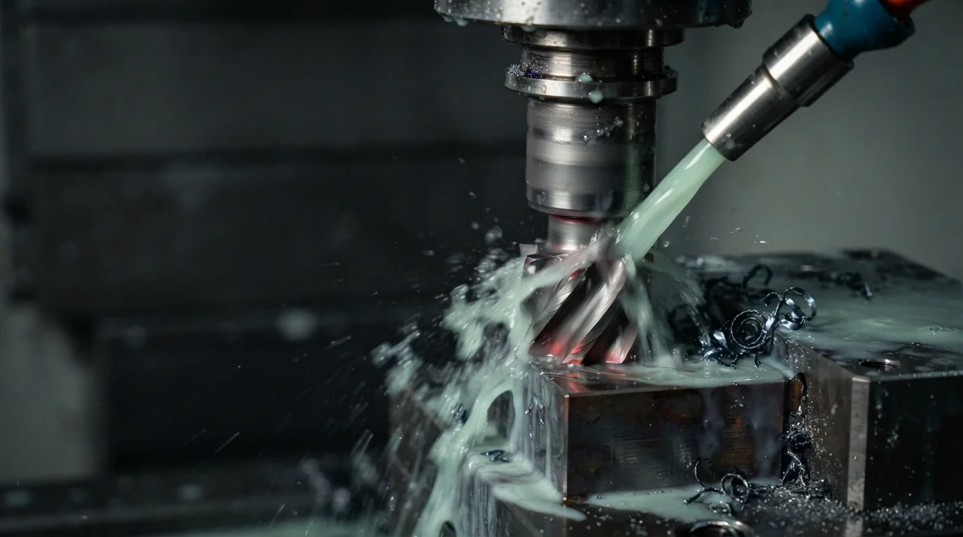 Coolant nozzle blasting cutter