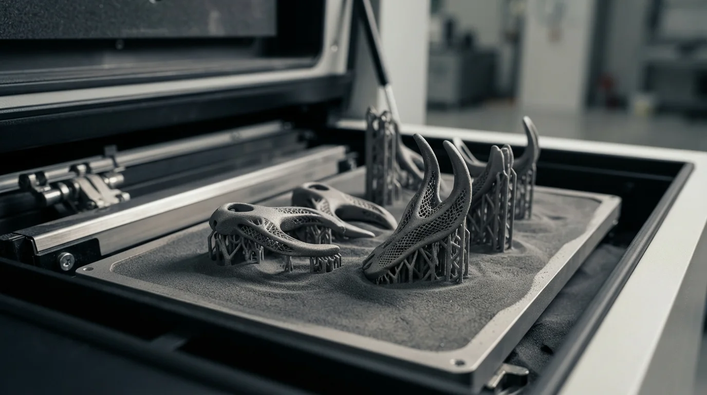 DMLS titanium bionic gripper fingers