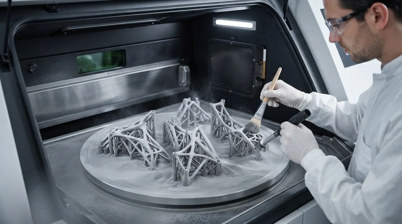 DMLS titanium satellite brackets