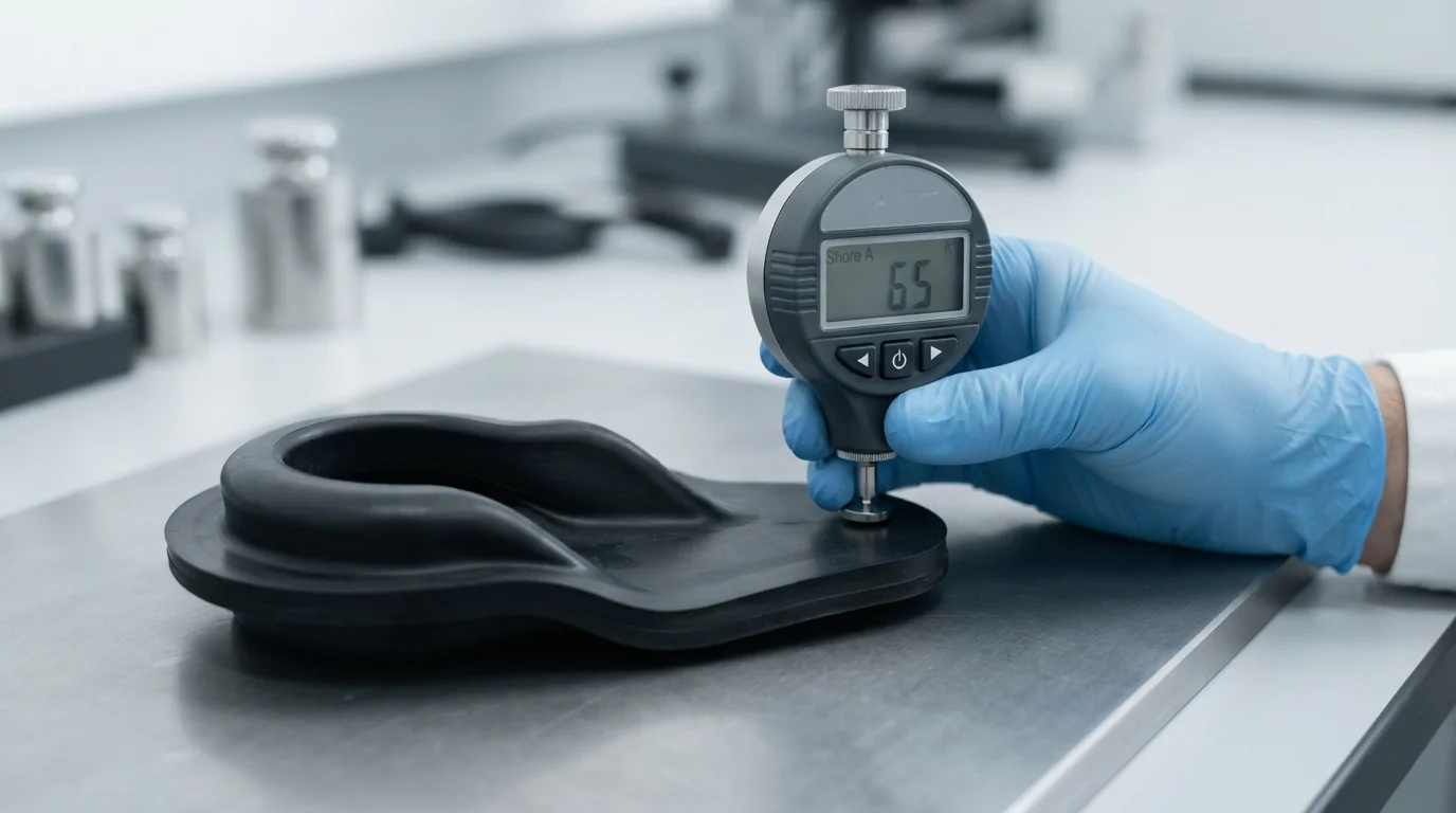 Digital hardness durometer measuring part