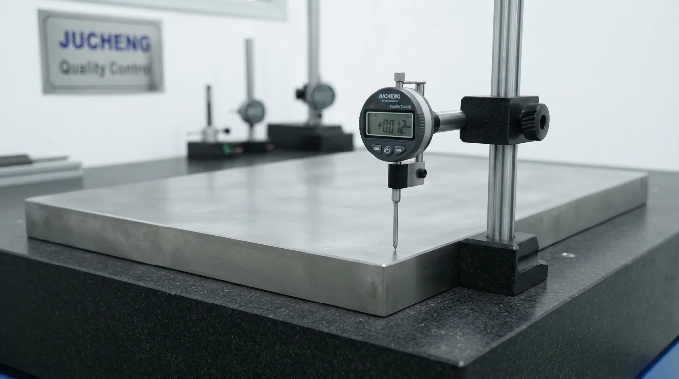 Digital height gauge testing plate