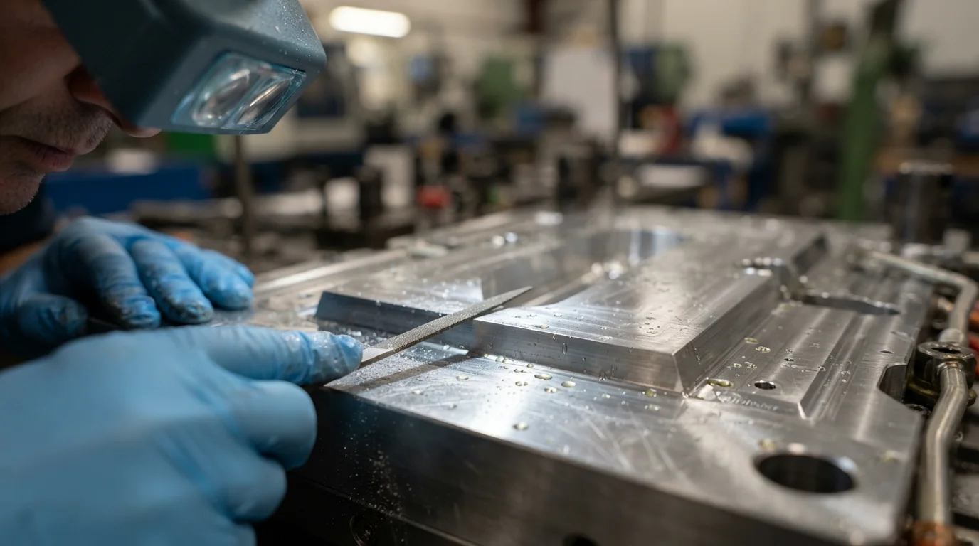 Dressing aluminum gate edge