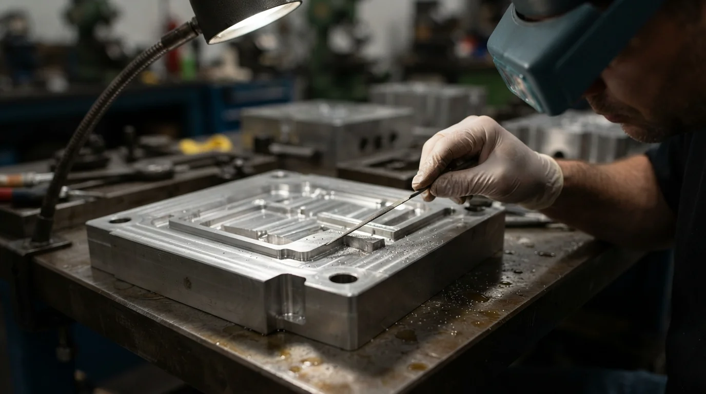 Dressing aluminum gate edge