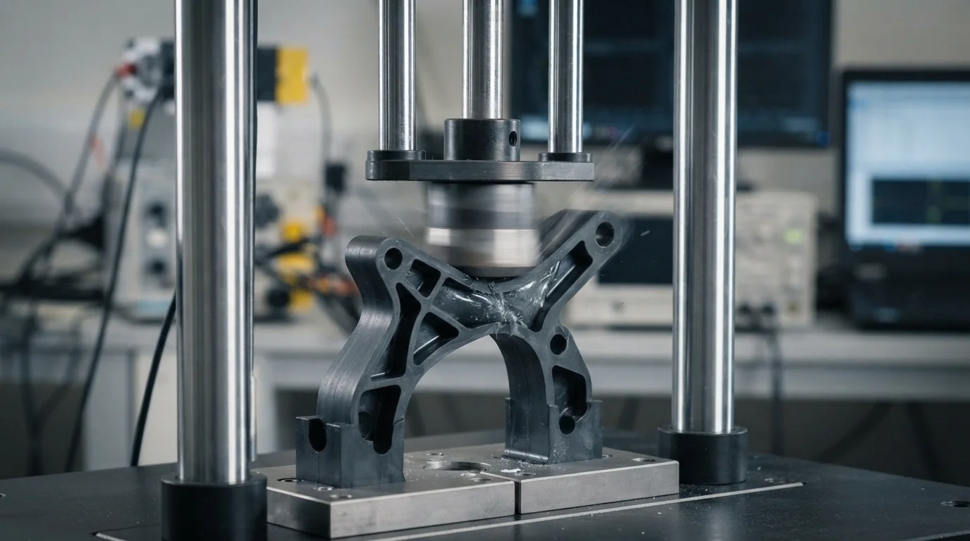 Drop impact testing on robotic sensor bracket