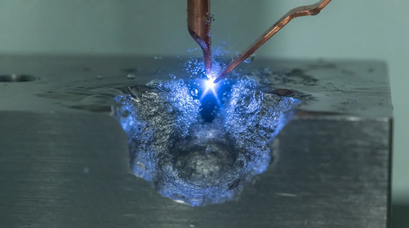EDM spark eroding steel