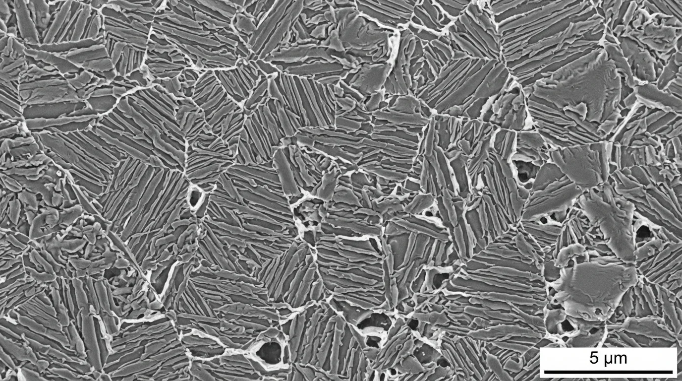 Electron microscope titanium grain