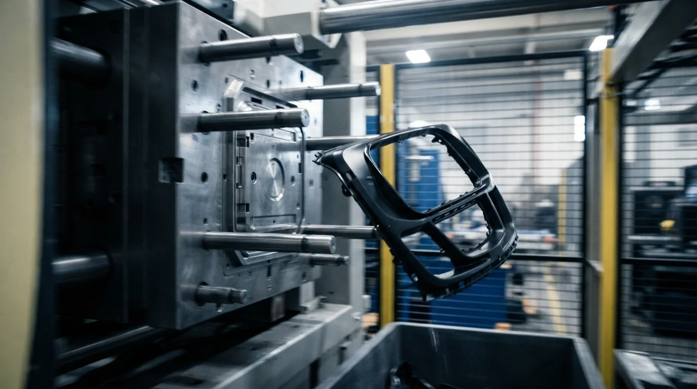 Hydraulic ejector pin firing action