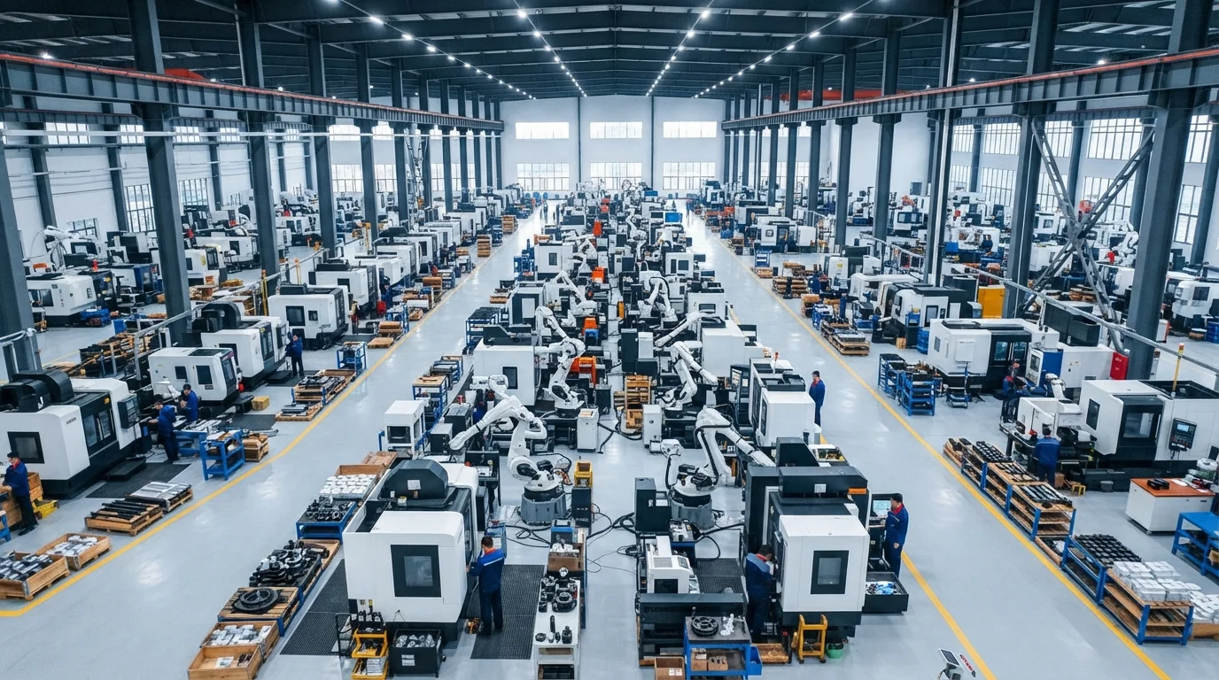 Jucheng advanced CNC factory floor