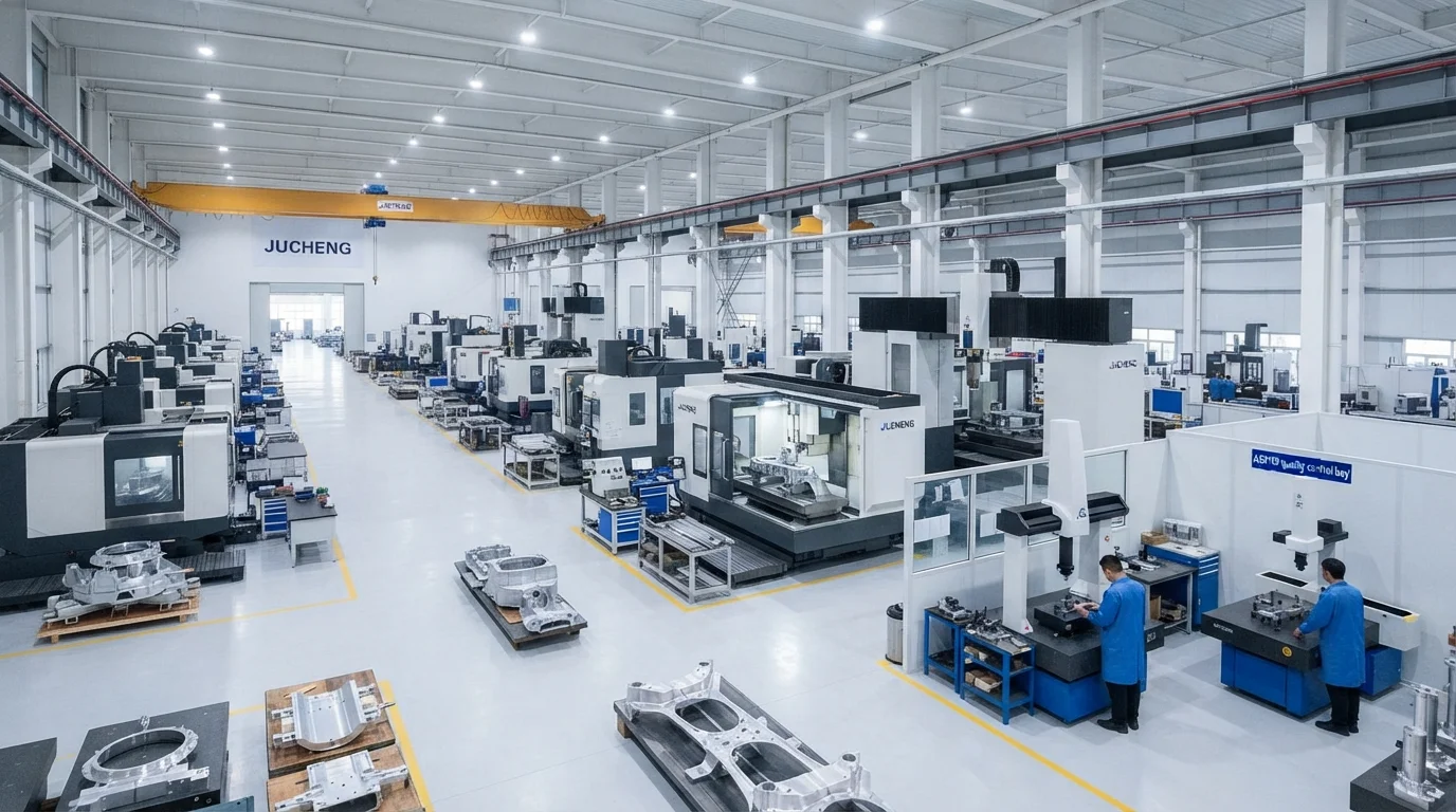 Jucheng aerospace machining facility floor
