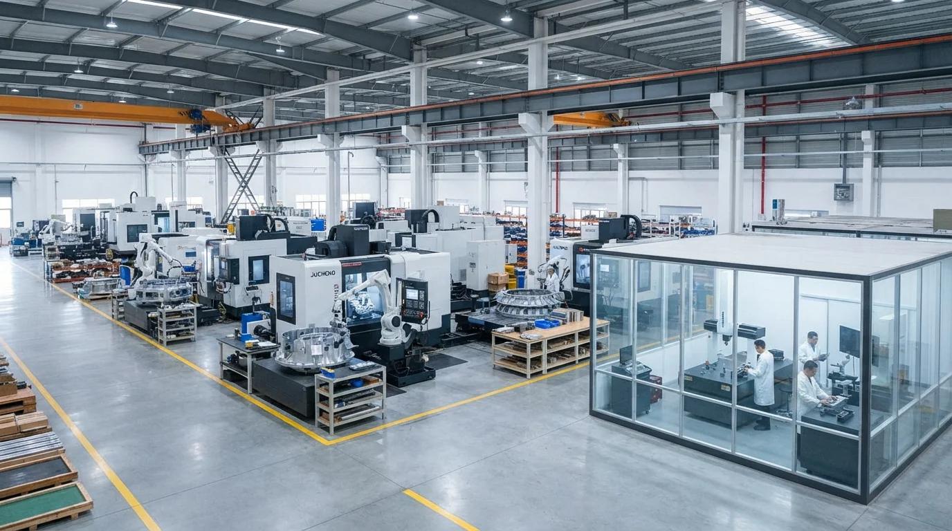 Jucheng audited aerospace manufacturing floor