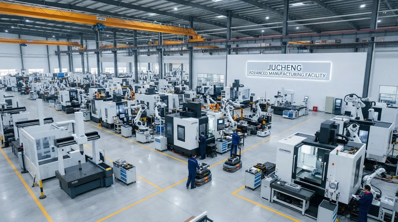 Jucheng robotics manufacturing facility floor