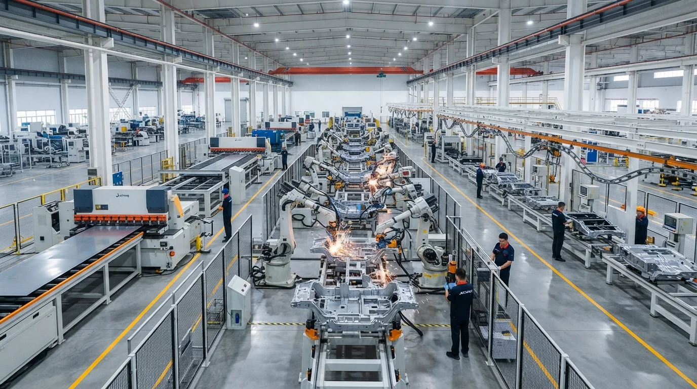 Jucheng sheet metal facility floor