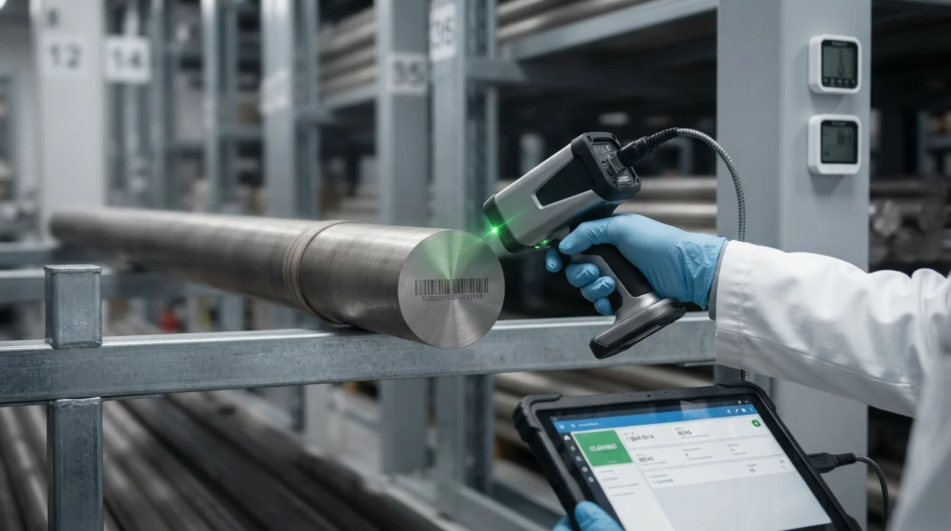 Laser scanner auditing raw stock