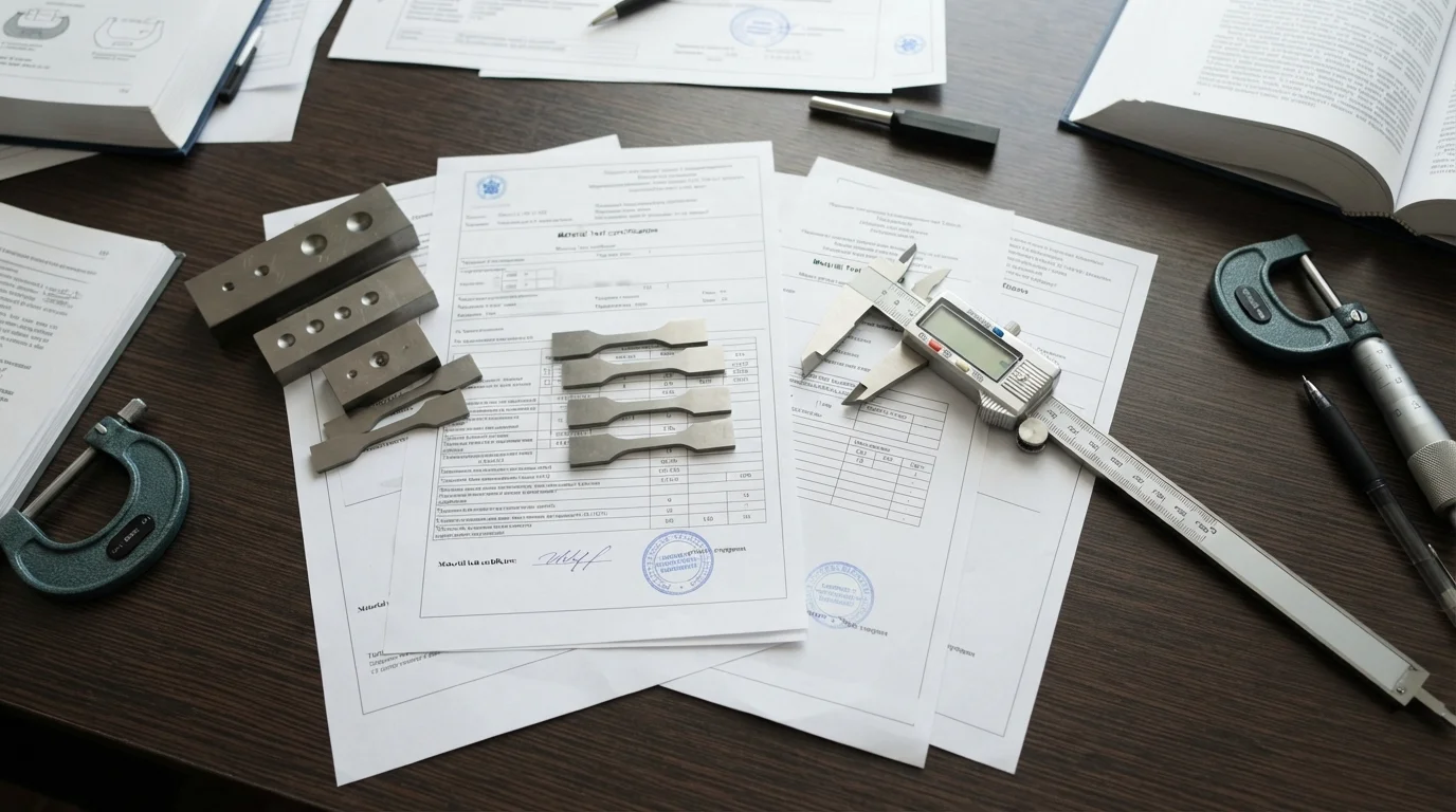 Material test certificates and coupons