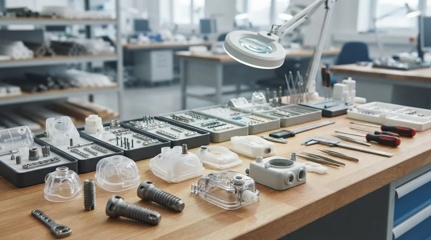 Medical diagnostic components array