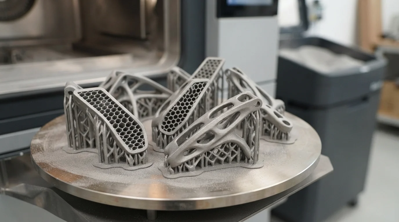 Metal 3D printing build plate