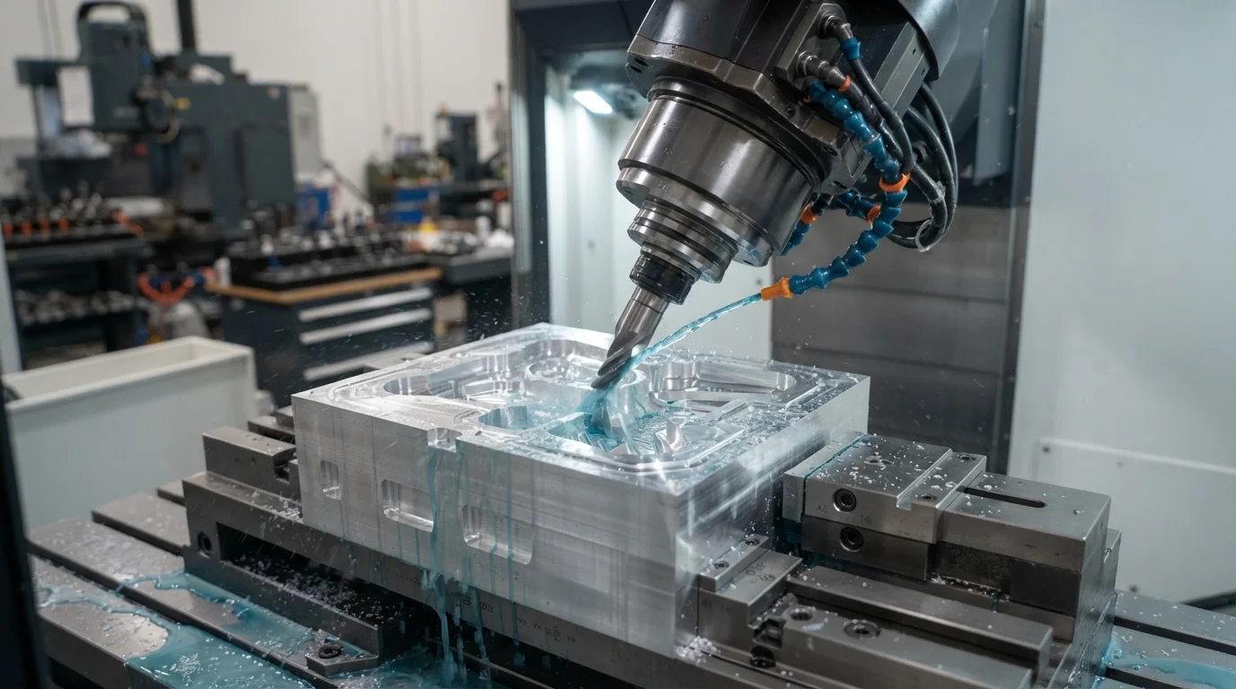 Milling AL7075 mold core
