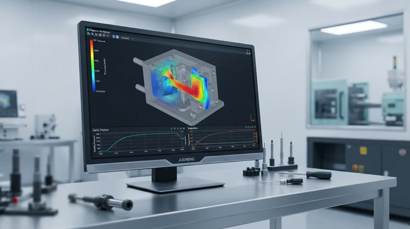 Mold flow diagnostic screen